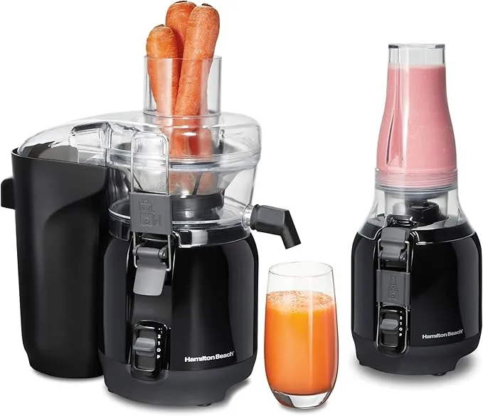 Hamilton Beach Juice & Blend 2-in-1 Juicer Machine and Blender