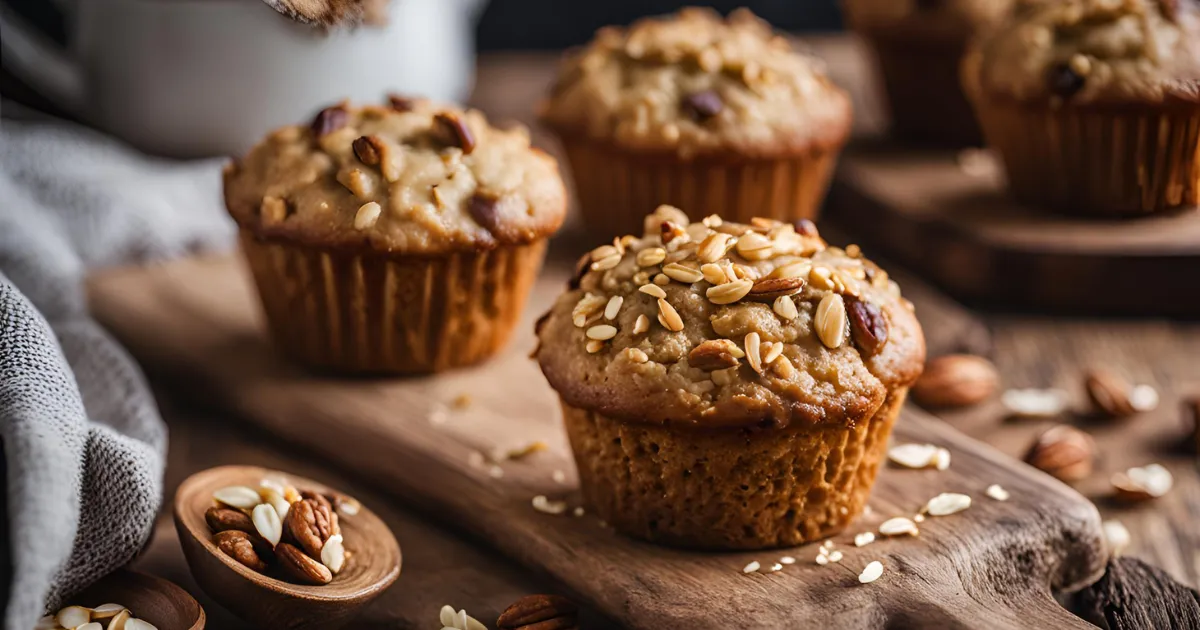 Fluffy and Healthy Oats Muffin Recipe